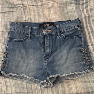 Women's Blue Denim Shorts